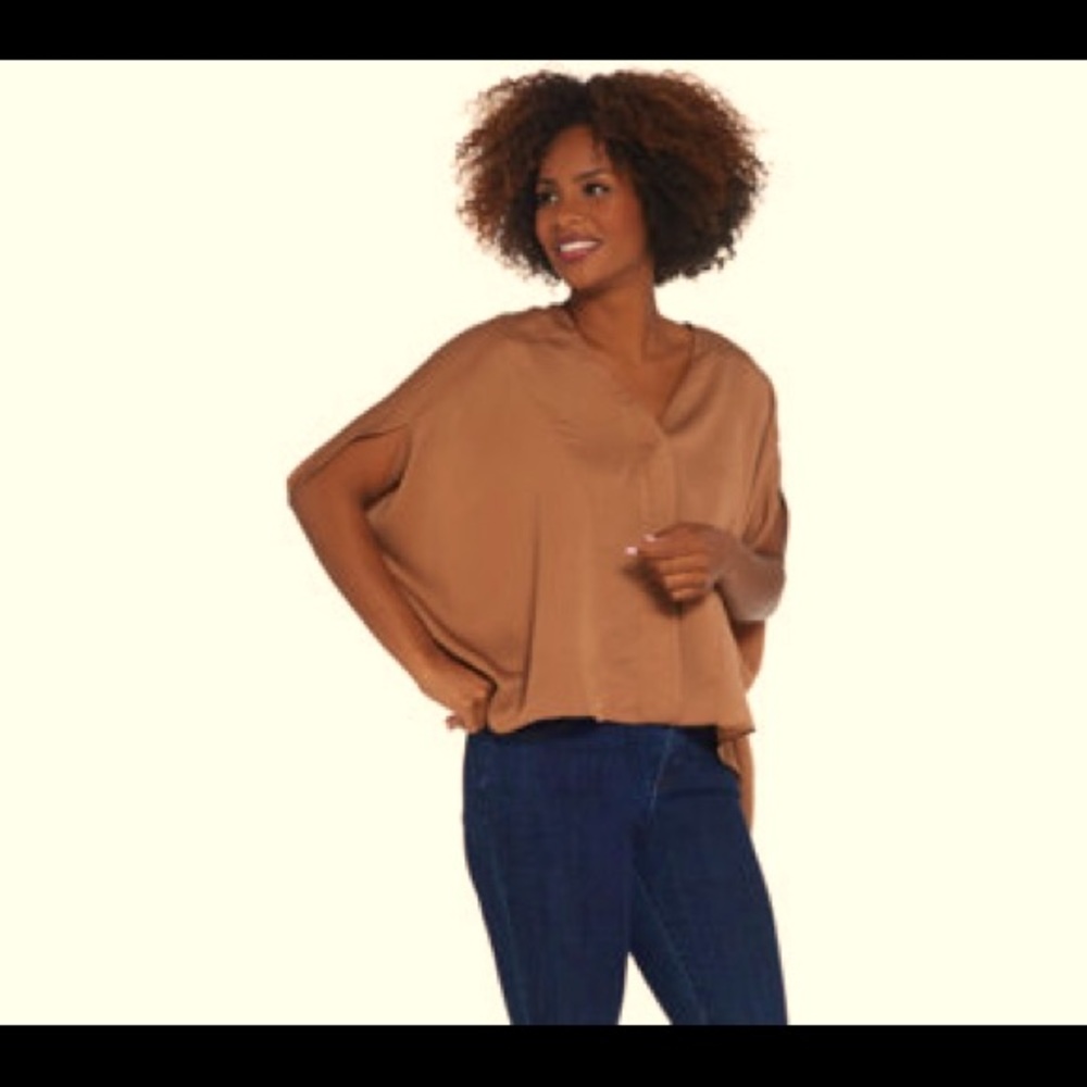 BY LAURIE FELT ON HSN NUDE COLOR BLOUSE!❤️